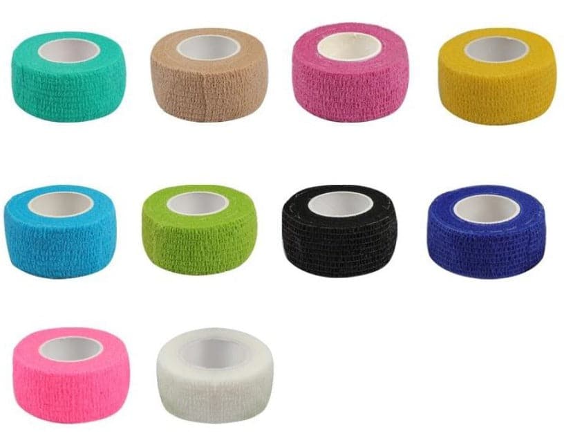 40% OFF! 10 MINI ROLL RAINBOW PACK Hand Piece Wrap Device Grip Tape