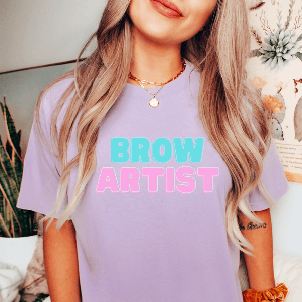 Brow Artist T-Shirt - Lilac