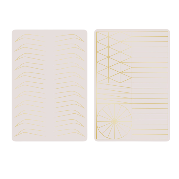 🔥20/$99! Deluxe Gold Brow Practice Skin (double sided)