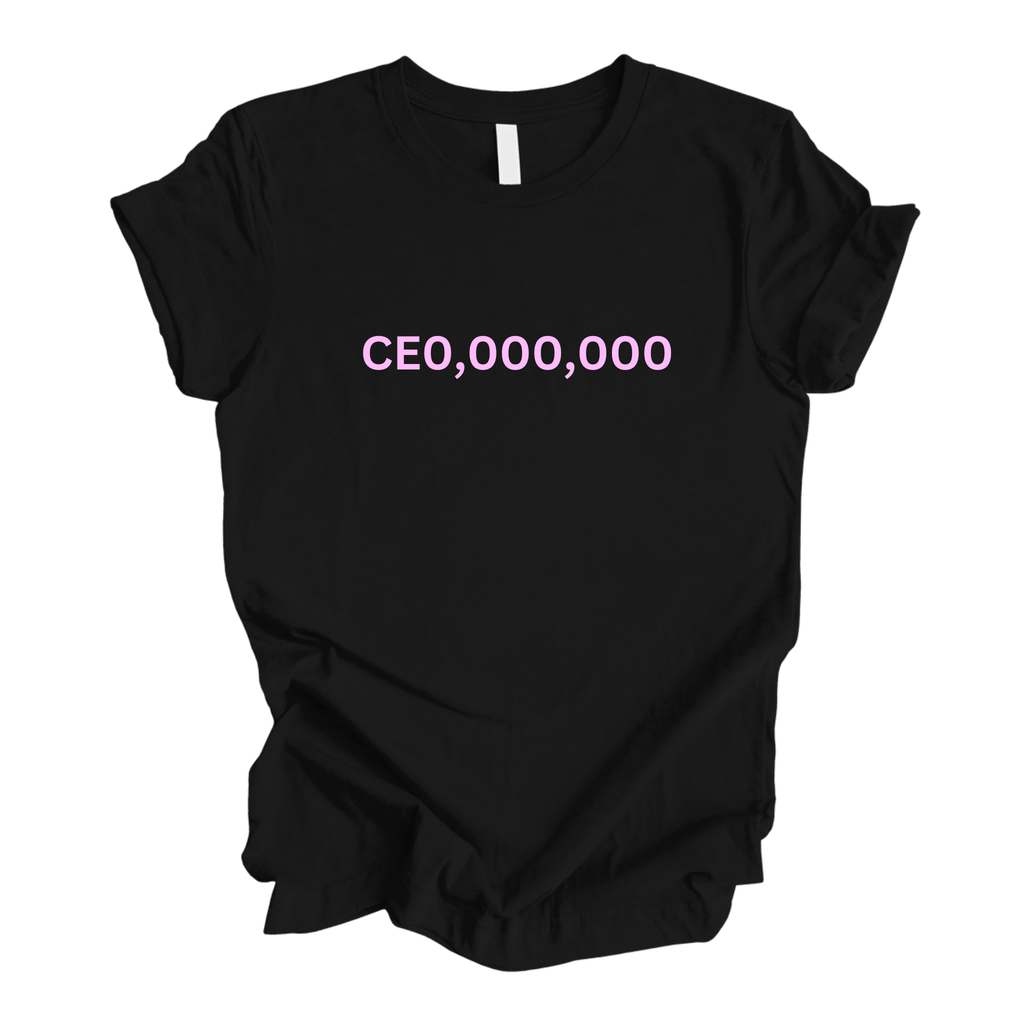 CEO,OOO,OOO T-Shirt - Black