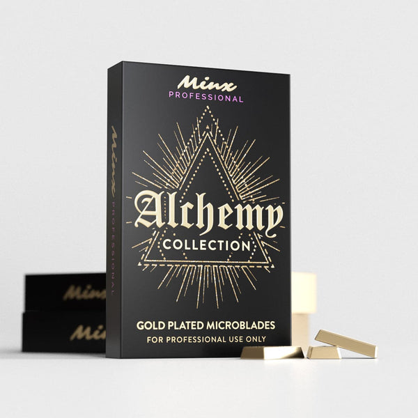 50% OFF! Alchemy Collection Gold Plated Microblades #14 Curve