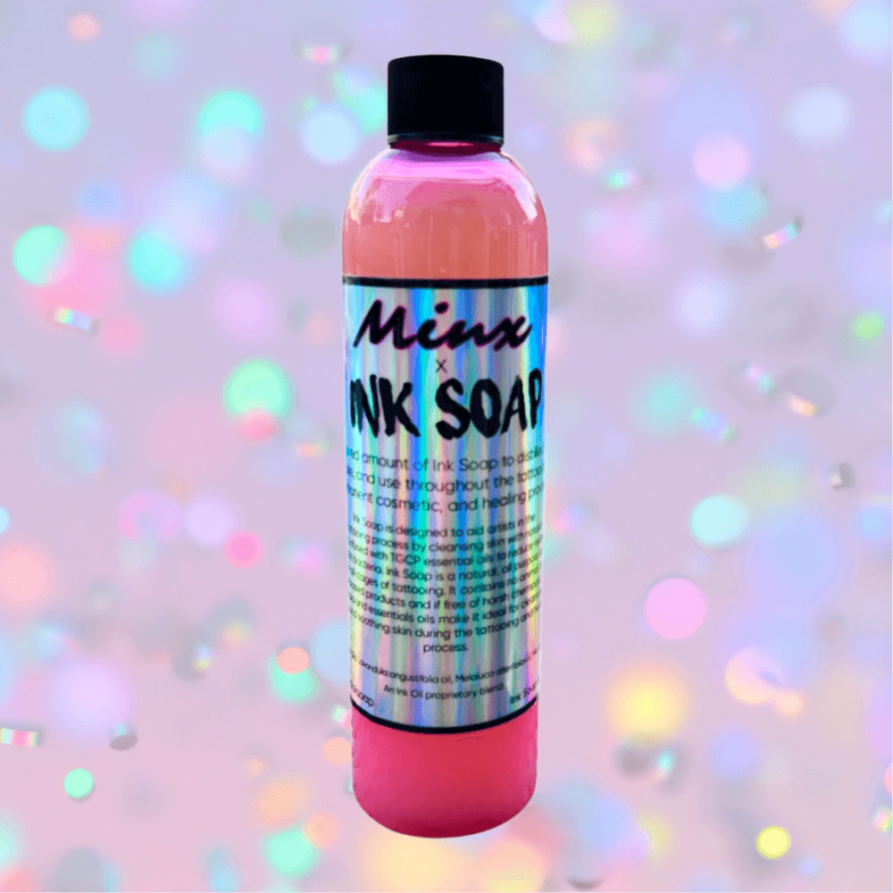 SPECIAL EDITION MINX x INK SOAP + FREE BONUS Teal Squeeze Bottle
