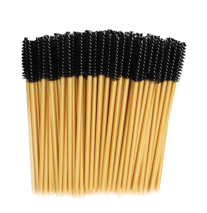 Black + Gold Spoolie Brushes
