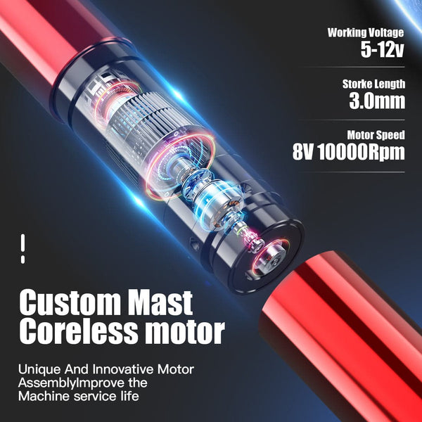Special Edition Mast Wireless Y22 PMU & Tattoo Machine