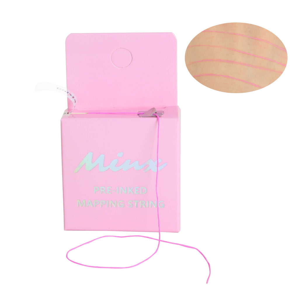 MINX PINK INK Ultra Thin Pre-Inked Mapping String – MINX Brows