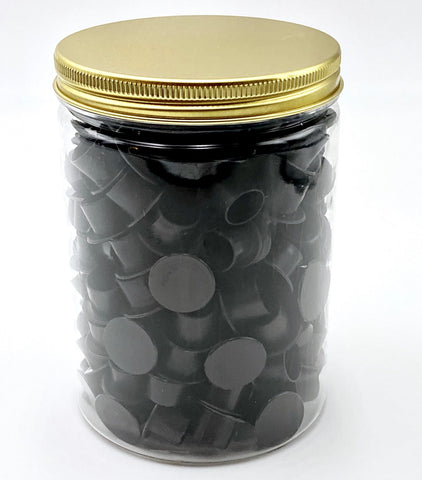 Black Flat Bottom Pigment Cups