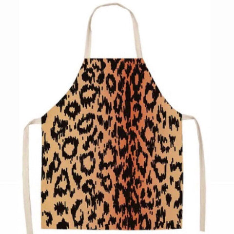 Leopard Print Artist Apron