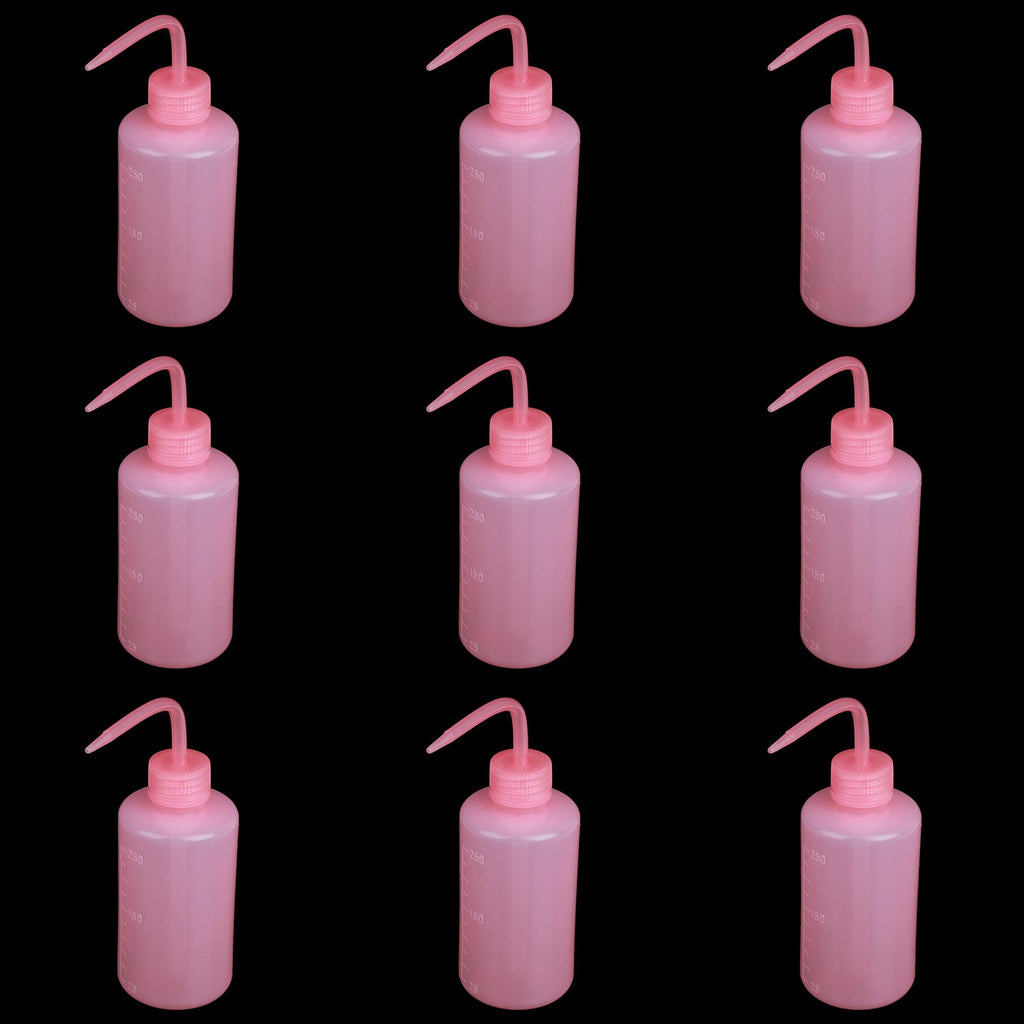 Set of 9 PINK Squeeze Bottles