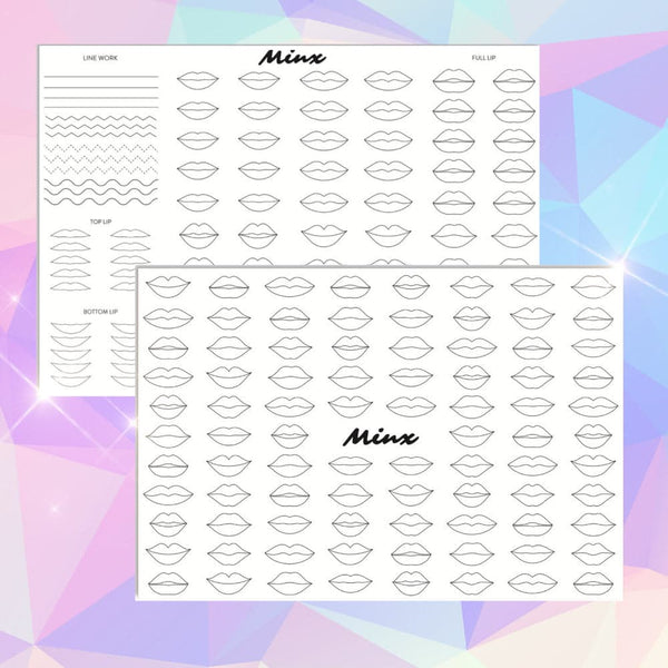 50% OFF! XXL LIP BLUSH Training Mat Practice Skin