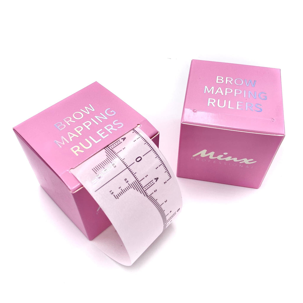 40% OFF! Brow Mapping Rulers 50 pcs Roll - PINK BOX