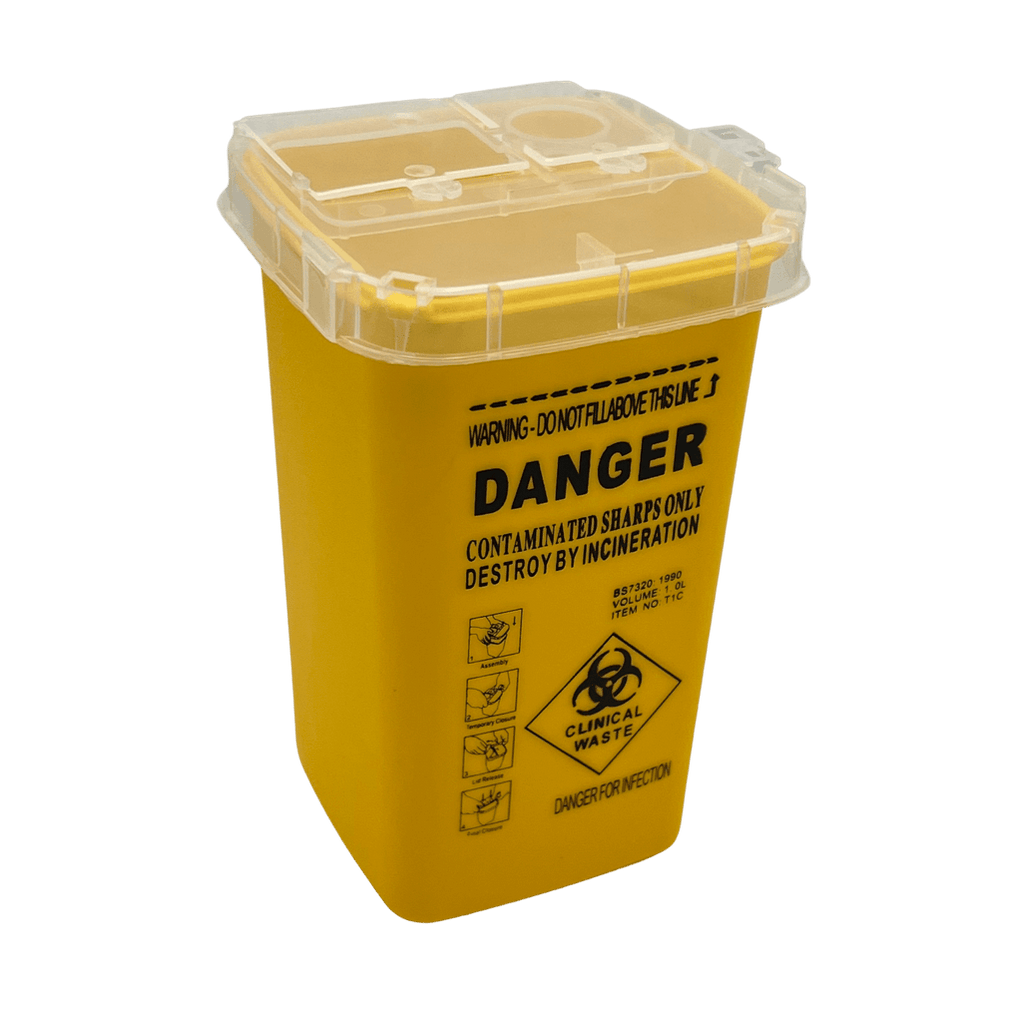40% OFF! Sharps/Waste Container - Yellow