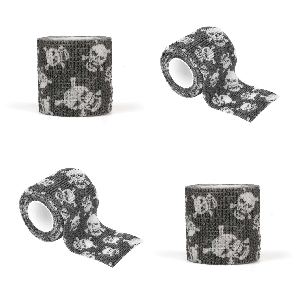 50% OFF Skull Pattern Hand Piece Wrap - 4 Pack