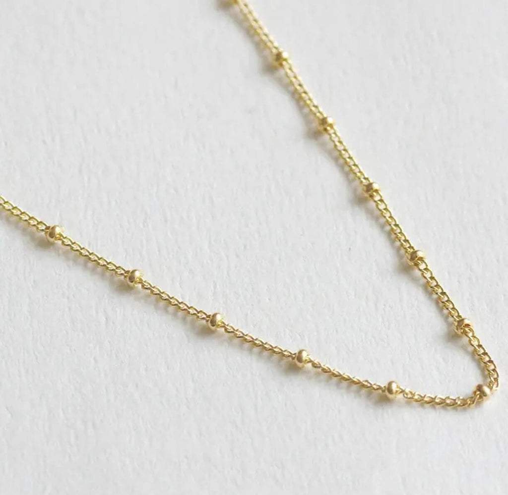 Gold Filled Satellite Ball Chain - Permanent Jewelry