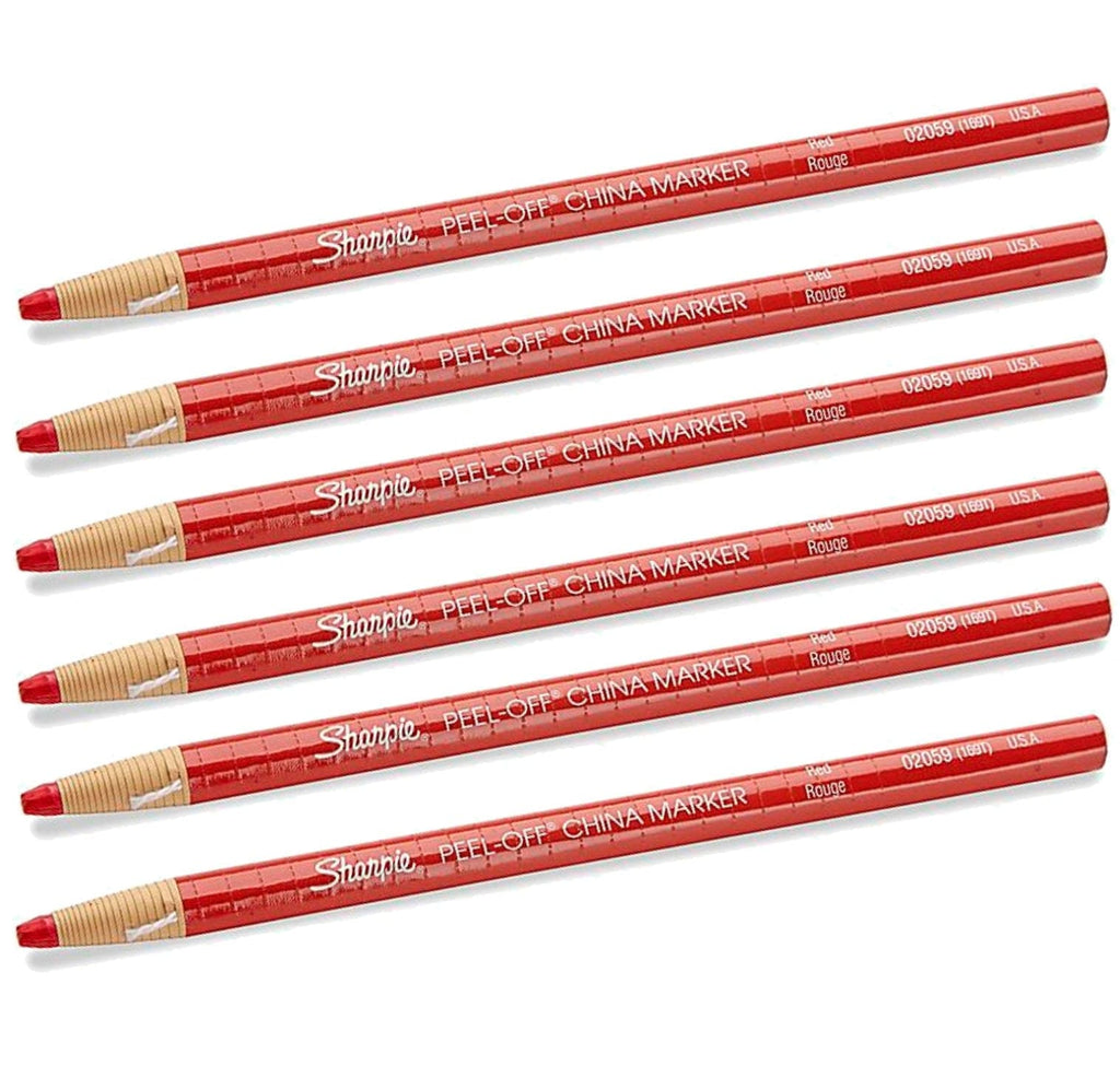 Red Wax Pencil - Lip Outlines