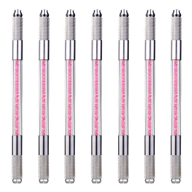 10/$25! Dual Ended Silver/Pink Crystal Microblading Tools