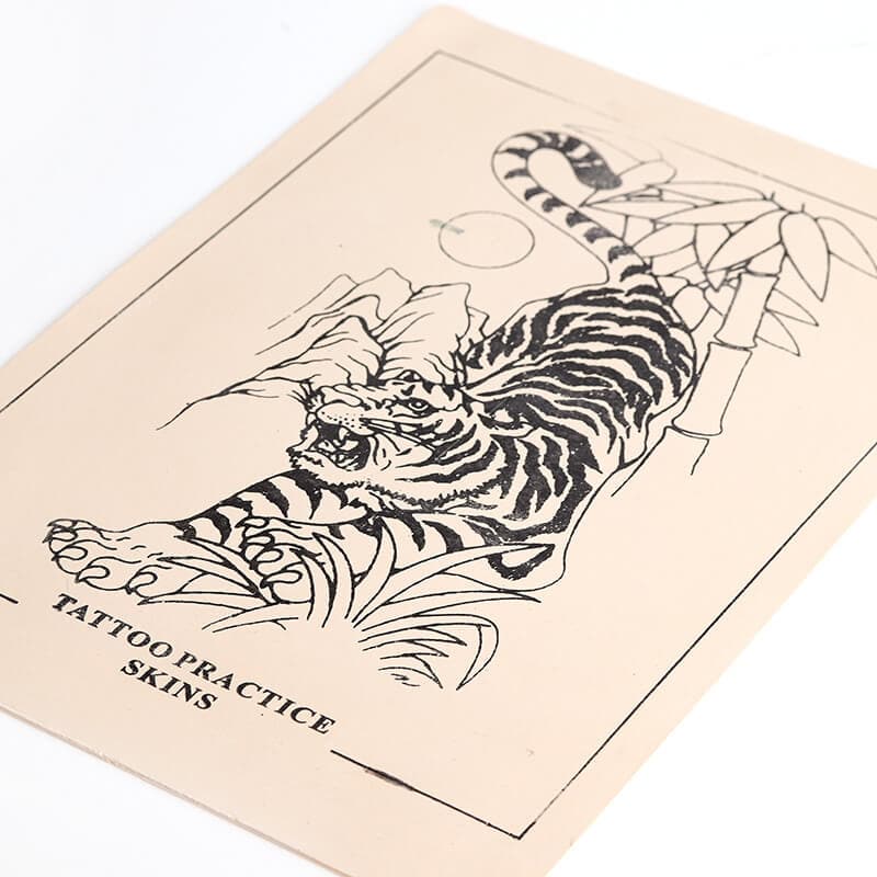 Tiger Tattoo Practice Skin